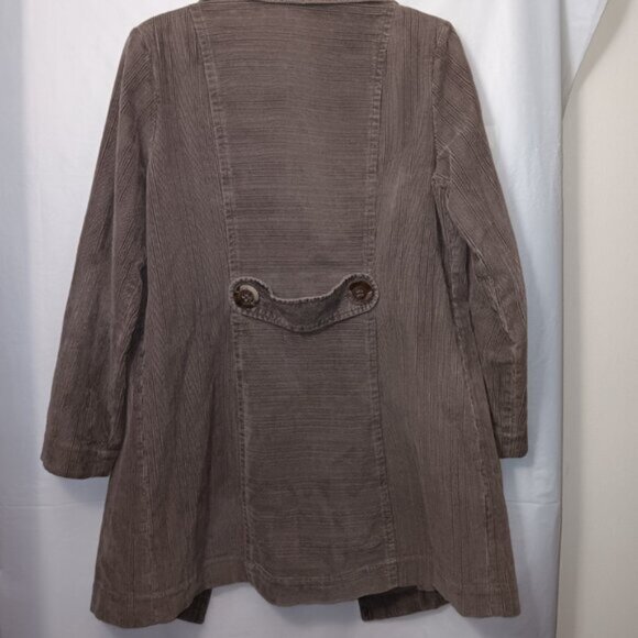 J.JILL  LIGHT WEIGHT CORDUROY TRENCH COAT - Picture 11 of 14